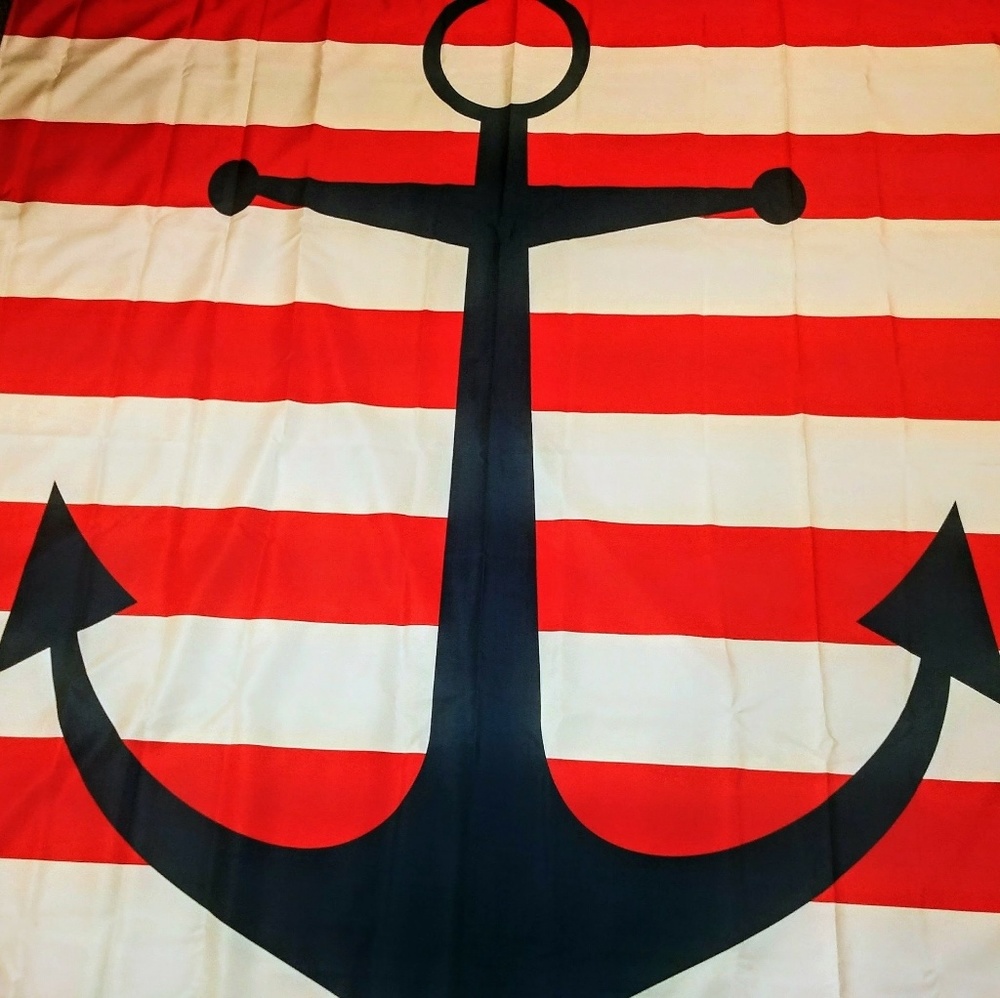 Home Decor Anchor Shower Curtain!!